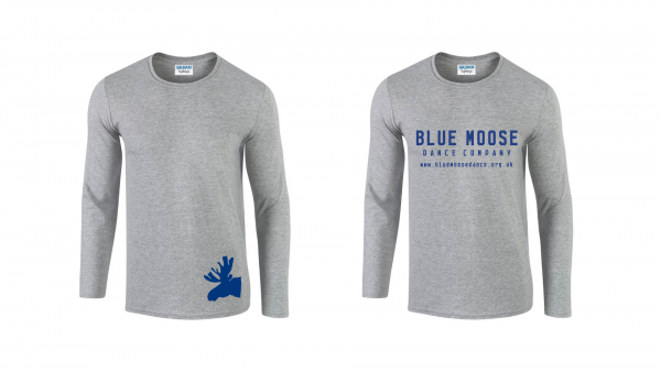 blue moose long sleeved grey
